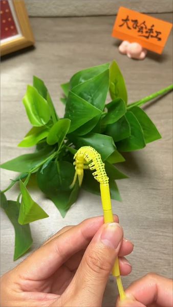 一根吸管變身靈動小蟲，低成本親子手工，陪孩子解鎖動手樂趣